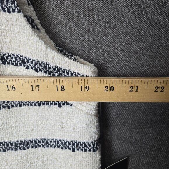 Tuckernuck M Navy Stripe Tweed Sleeveless Jackie Dress - Picture 6 of 7